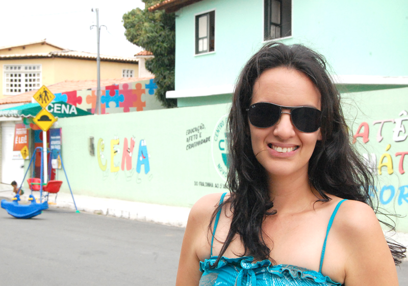 Claudia Farias mãe dos alunos Gabriel e Calebe aprovam a mobilização.