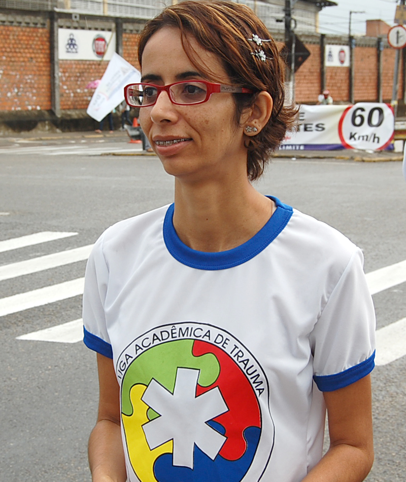 Psicóloga da Litrauma, Lyvia Santos. Foto: Cleverton Ribeiro