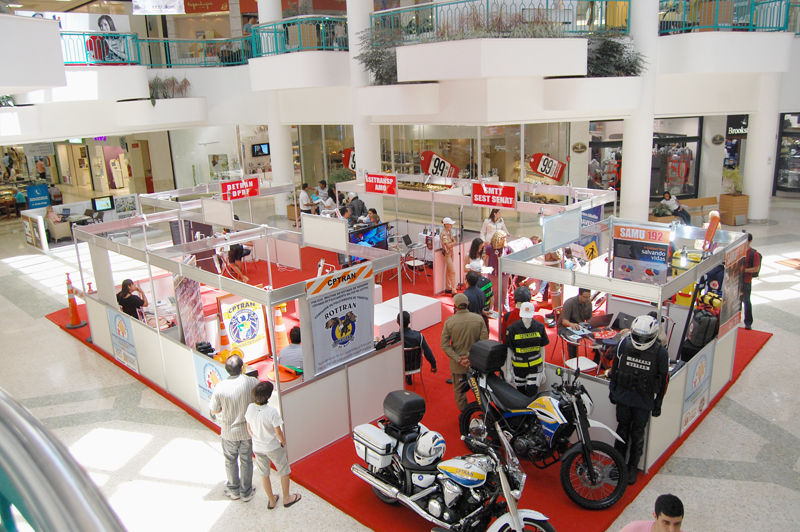 Exposição Equipamento de Segurança, no Shopping Riomar. (Fotos: Richerlan Figueiredo)