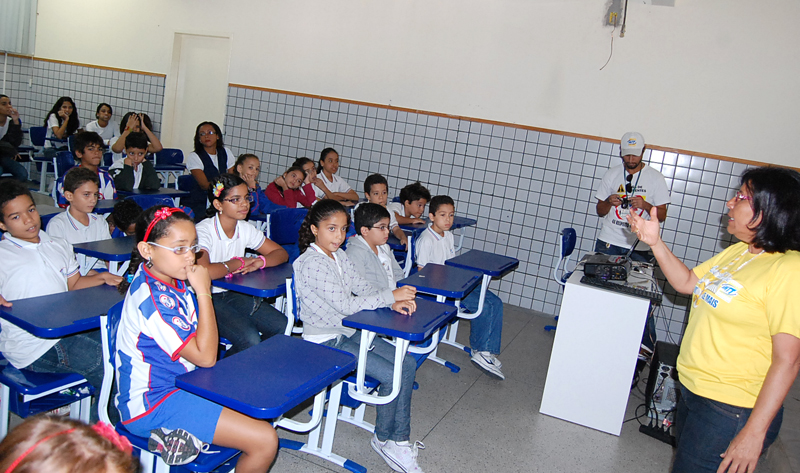 A pedagoga da SMTT, Selma da Mata (Fotos: Cleverton Ribeiro)