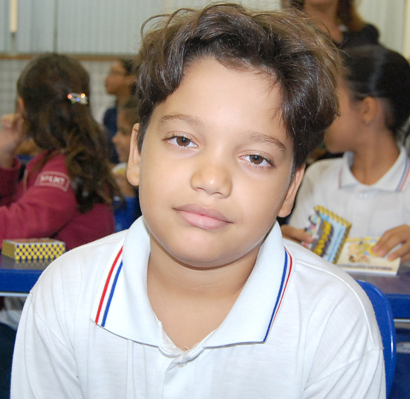 Wagner Henrique aluno do 5º ano