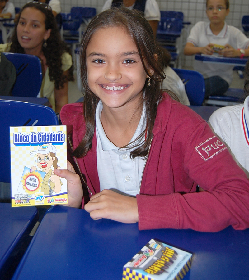 A aluna do 5º ano Melisa Vieira