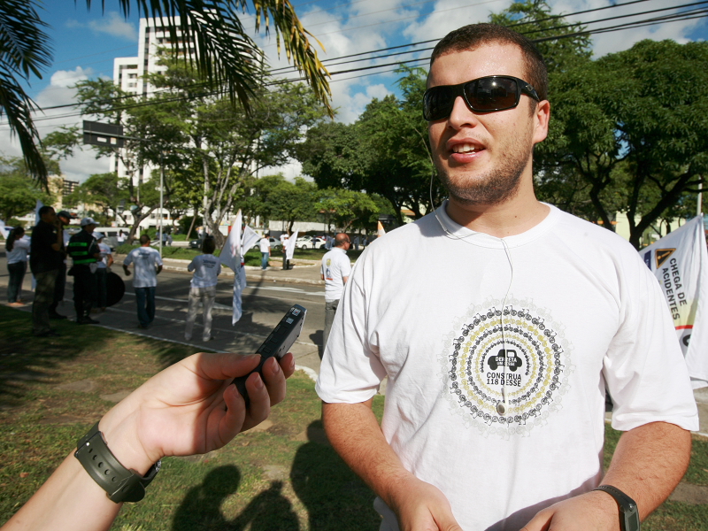 Waldson da Costa Andrade, diretor da Ciclo Urbano (Fotos: Lizia Martins)