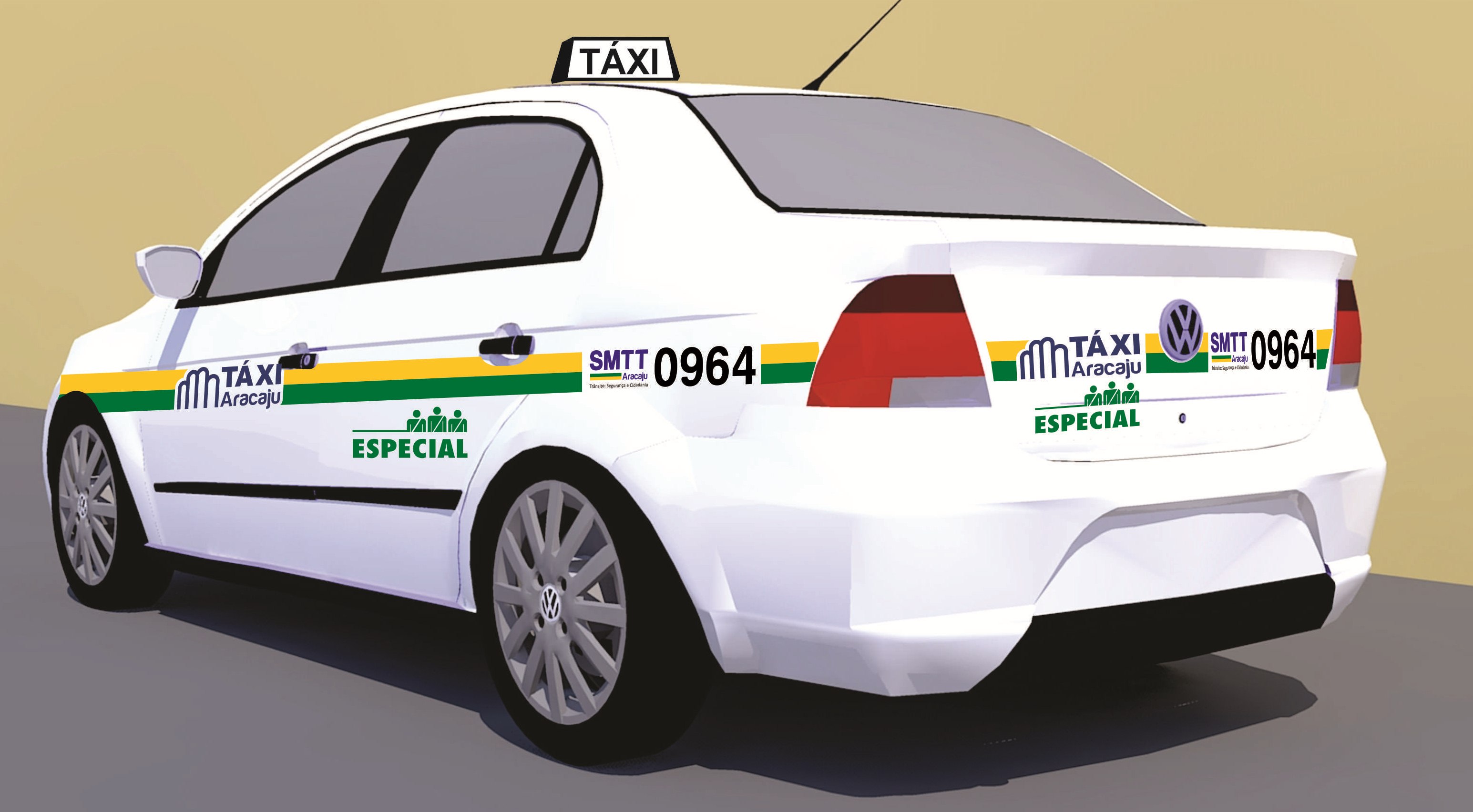 Táxis e transporte escolar de Aracaju terão novo layout - SMTT Aracaju