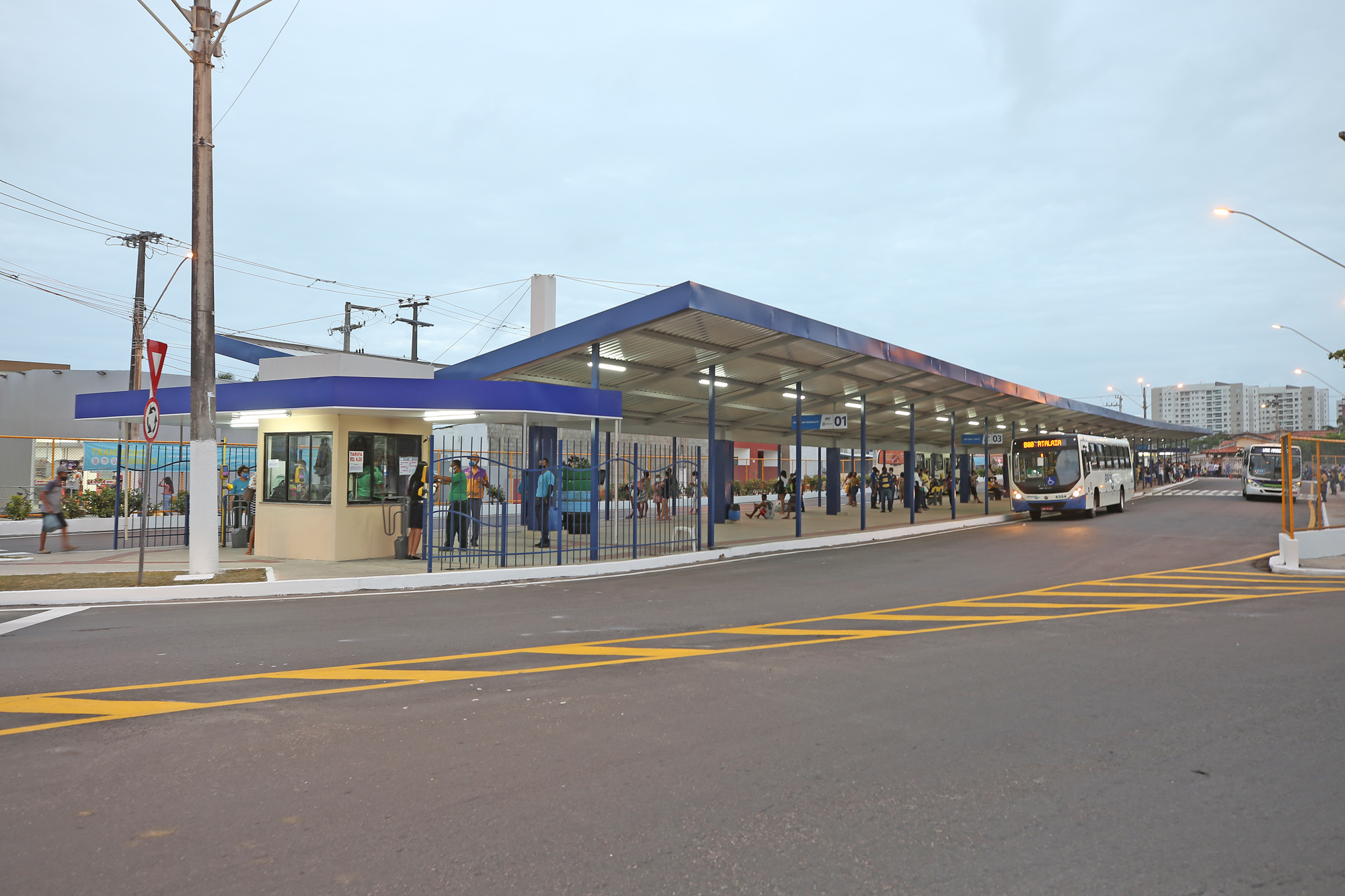 Obra de revitalização do Terminal da Zona Sul agrada usuários do transporte público - SMTT Aracaju