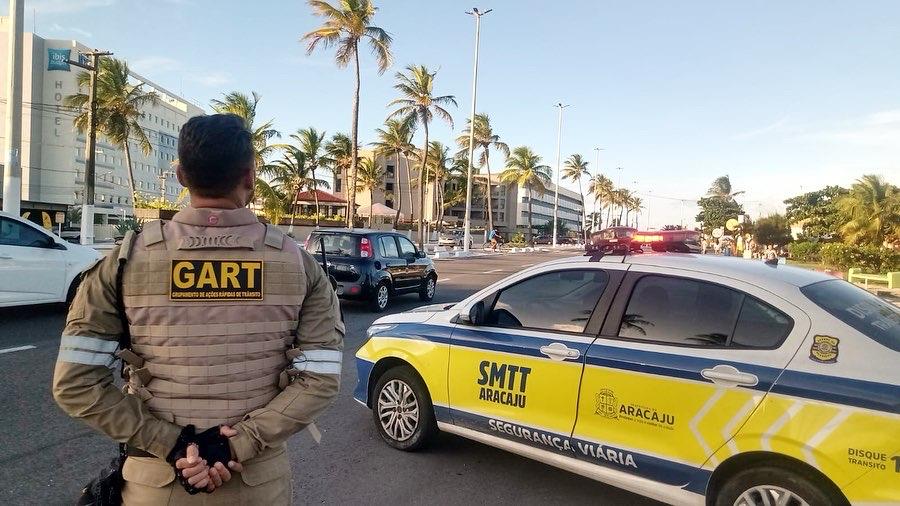 Trânsito ficará parcialmente bloqueado na Orla da Atalaia neste sábado, 21 - SMTT Aracaju