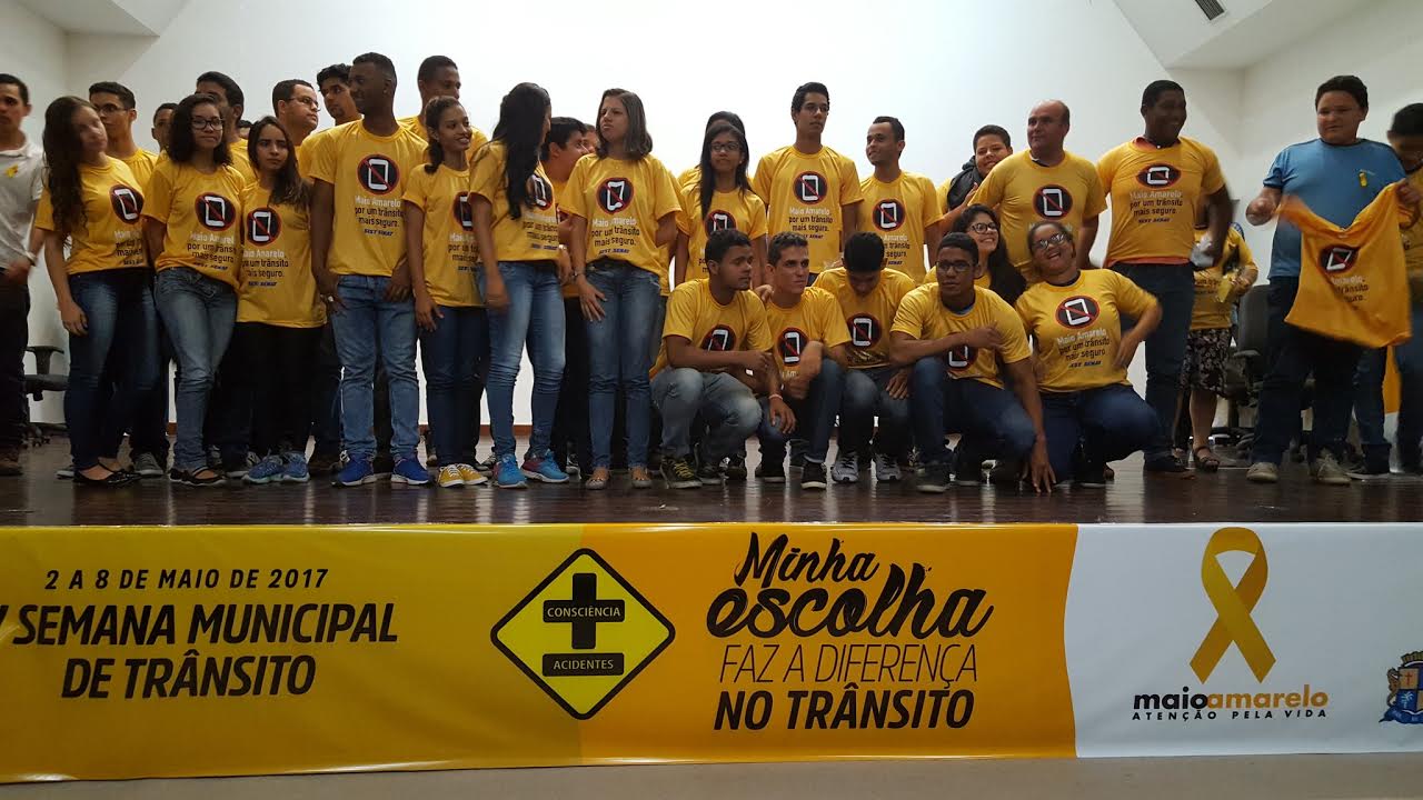 Palestra, teatro e jogos na abertura da Semana Municipal de Trânsito - SMTT Aracaju